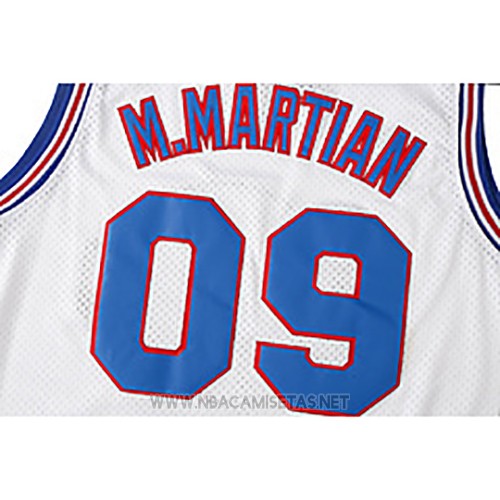 Camiseta Tune Squad M.martian NO 09 Blanco